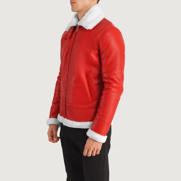Francis B-3 Red Leather Jacket