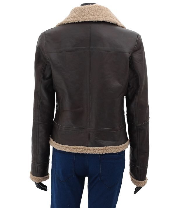 Dark-Brown-Shearling-Jacket