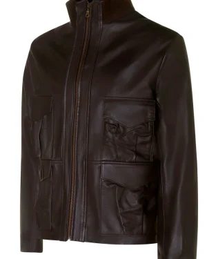 Casino Royale Style Leather Jacket