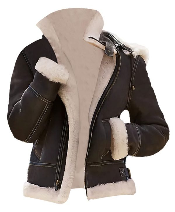 Women-Aviator-Brown-Hooded-Jacket