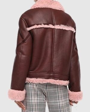 Womens-Burgundy-Shearling-Fur-Leather-Jacket-510x510