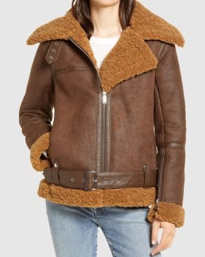 Womens-Faux-Shearling-Jacket