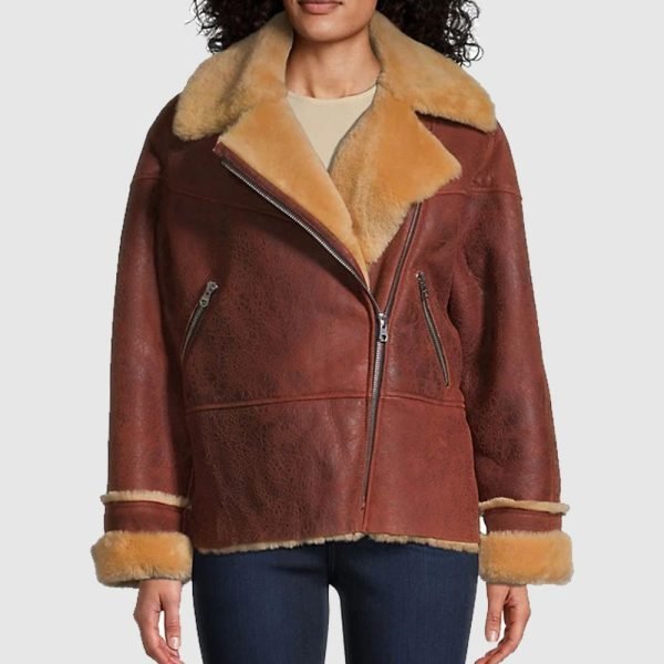 Womens-Vegan-Shearling-Jacket